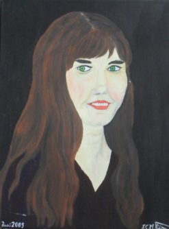Portrait, Öl auf Leinwand, 2009, 40 x 30 cm